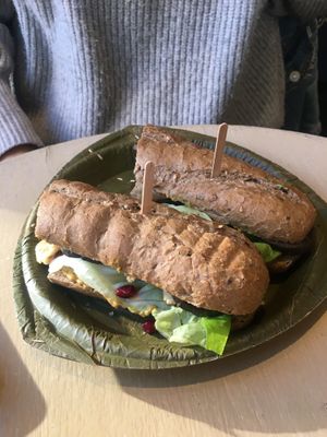 Sandwich eggplant  at Gelarto Bistro in Budapest