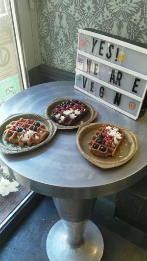 Gofres at Gelarto Bistro in Budapest