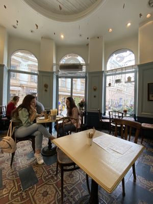 Interior  at Gelarto Bistro in Budapest