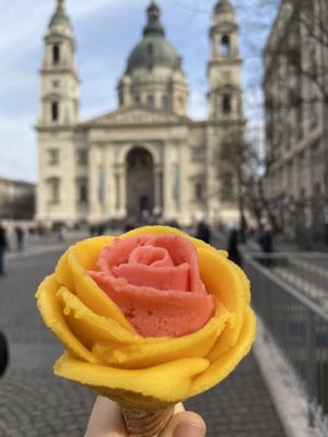Nicecream at Gelarto Bistro in Budapest