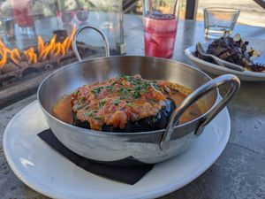 Vegan acorn squash curry at DownTown Public in Murrieta