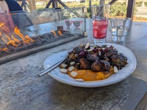 Vegan brussel sprouts at DownTown Public in Murrieta