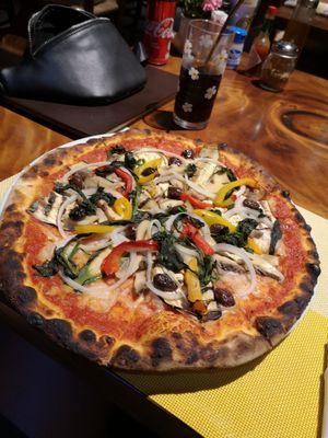 Vegetariana with vegan cheese at Buon Gusto in Phuket