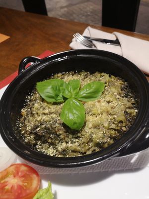 Vegan pesto lasagna ❤️ amazing! at Buon Gusto in Phuket