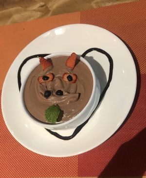 Vegan chocolate mousse  at Buon Gusto in Phuket