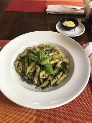 Vegan pesto pasta. at Buon Gusto in Phuket