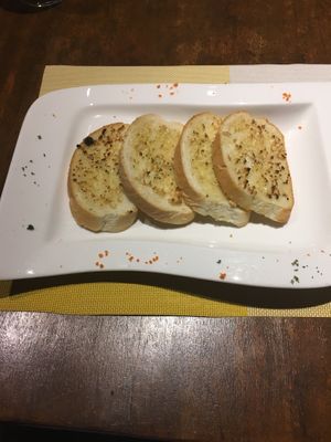 Vegan garlic bread  at Buon Gusto in Phuket