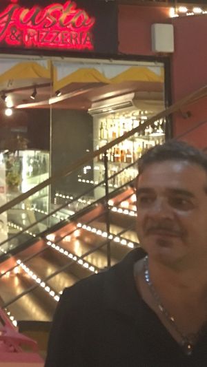 The really helpful and friendly Vegan manager  at Buon Gusto in Phuket