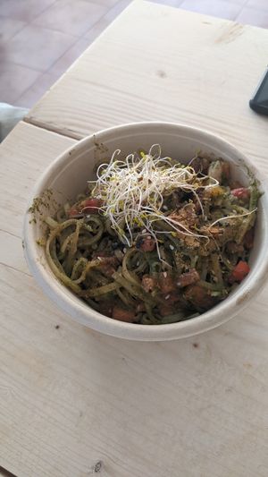 Noodles at Avocado Mallorca in Mallorca