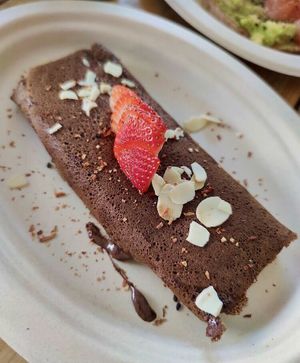 Crêpe with nutella   at Avocado Mallorca in Mallorca