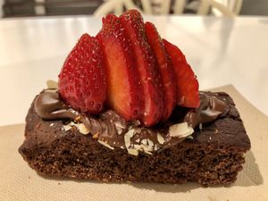 Brownie  at Avocado Mallorca in Mallorca