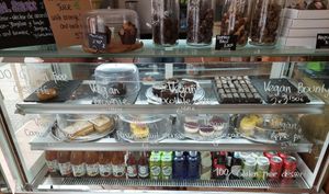 Variety of vegan desserts and treats at Avocado Mallorca in Mallorca