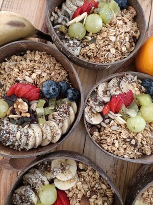 ACAI AND PITAYA BOWLS at Avocado Mallorca in Mallorca