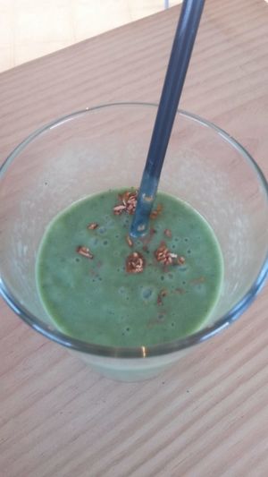 Green smoothie at Avocado Mallorca in Mallorca