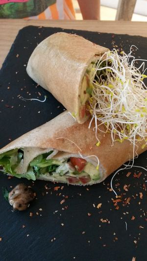 Vegan crepe at Avocado Mallorca in Mallorca