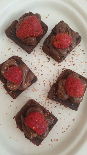 Postre saludable vegano y sin azúcares at Avocado Mallorca in Mallorca