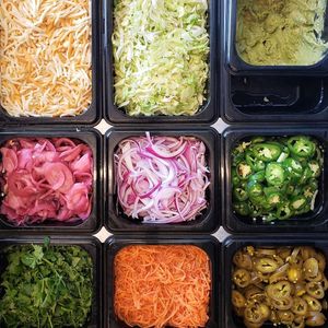 Veggies at Habanero's in Oromocto