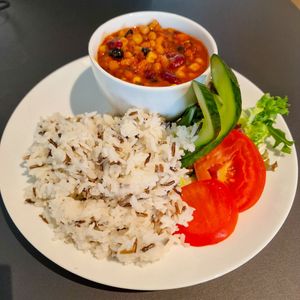 Bønnegryte (Bean stew) at Stasjonen in Lillehammer