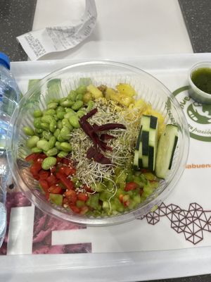 Delicious quinoa bowl  at MEX - La Buena Tierra - T1 in Mexico City