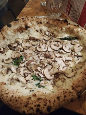 vegan pizza at Crust Bros in South East London