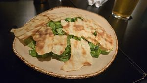 Veganized rocket salad at Little Wing Pizzeria in Belfast