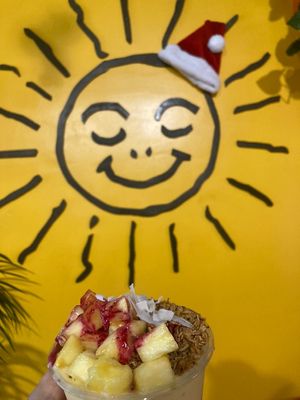 The tropical smoothie bowl  at The Sunrise Shack - Honolulu in Honolulu