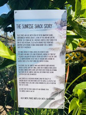 The story at The Sunrise Shack - Hale'iwa in Haleiwa