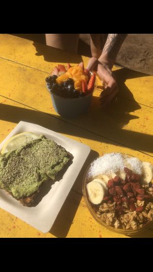 😍😍 blue majik and acai bowls at The Sunrise Shack - Hale'iwa in Haleiwa
