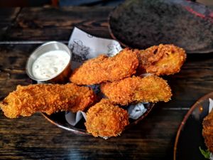 Fried Pickles at Church - Temple of Fun in Sheffield