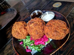 Mac n cheese Balls at Church - Temple of Fun in Sheffield