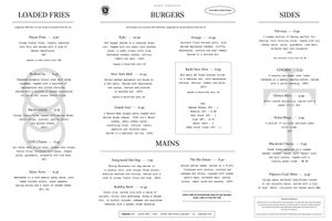 Main Menu - Jan 22 #Veganuary at Church - Temple of Fun in Sheffield