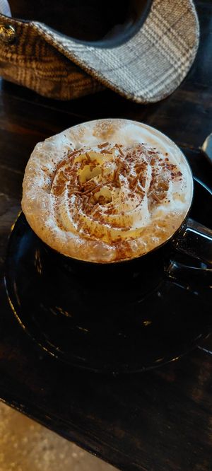 Peppermint hot chocolate at Church - Temple of Fun in Sheffield