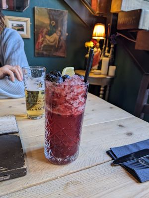 Fruit smash mocktail at Church - Temple of Fun in Sheffield