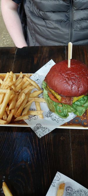 gouda burger at Church - Temple of Fun in Sheffield