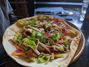 Doner kebab at Church - Temple of Fun in Sheffield