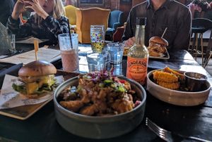 Vegan dishes at Church - Temple of Fun in Sheffield