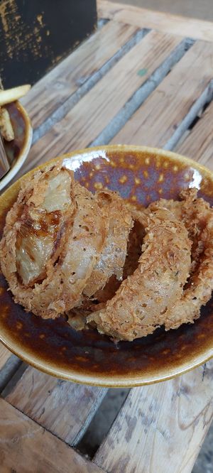 Onion rings at Church - Temple of Fun in Sheffield