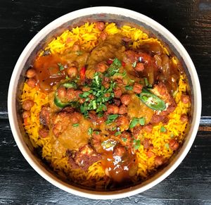 Cauliflower Curry - very spicy  - 6.1.24 at Church - Temple of Fun in Sheffield