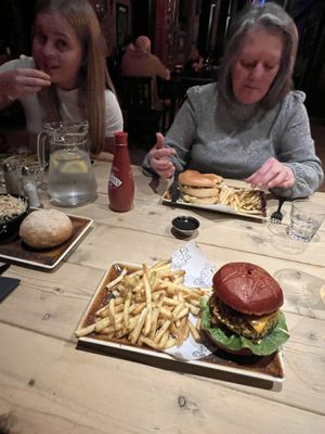 hex mex burger   at Church - Temple of Fun in Sheffield
