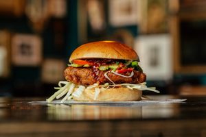 Monthly Special - April 2024 - WTAFrango Burger at Church - Temple of Fun in Sheffield