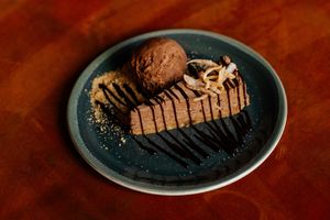 Chocolate Orange Cheesecake at Church - Temple of Fun in Sheffield