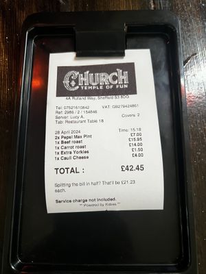   at Church - Temple of Fun in Sheffield