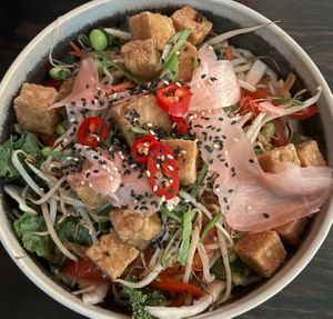 Tofu Salad from the May Specials. at Church - Temple of Fun in Sheffield