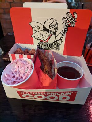 Kentucky fried cactus (Halloween special) at Church - Temple of Fun in Sheffield