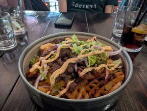 Big mac fries at Church - Temple of Fun in Sheffield