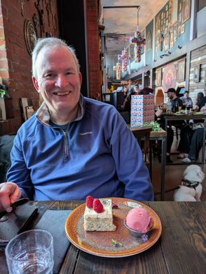 Lemon and poppy seed cake at Church - Temple of Fun in Sheffield