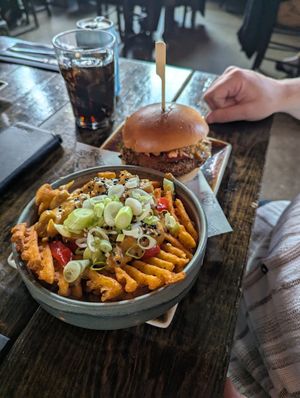 Vegan dishes at Church - Temple of Fun in Sheffield
