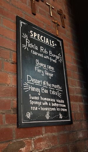 21 May 2025 - Specials board for May, we had it all :) at Church - Temple of Fun in Sheffield