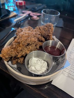 Oyster mushrooms at Church - Temple of Fun in Sheffield