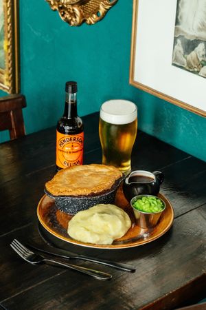 Sunday Pie Special - this seasons filling is Steak & Stout at Church - Temple of Fun in Sheffield